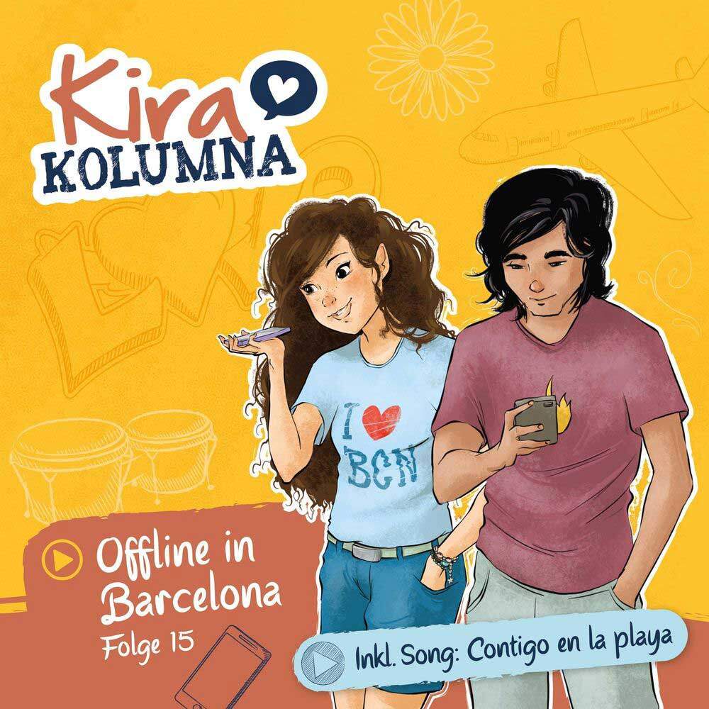 Cover Kira Kolumna Folge 15: Offline in Barcelona