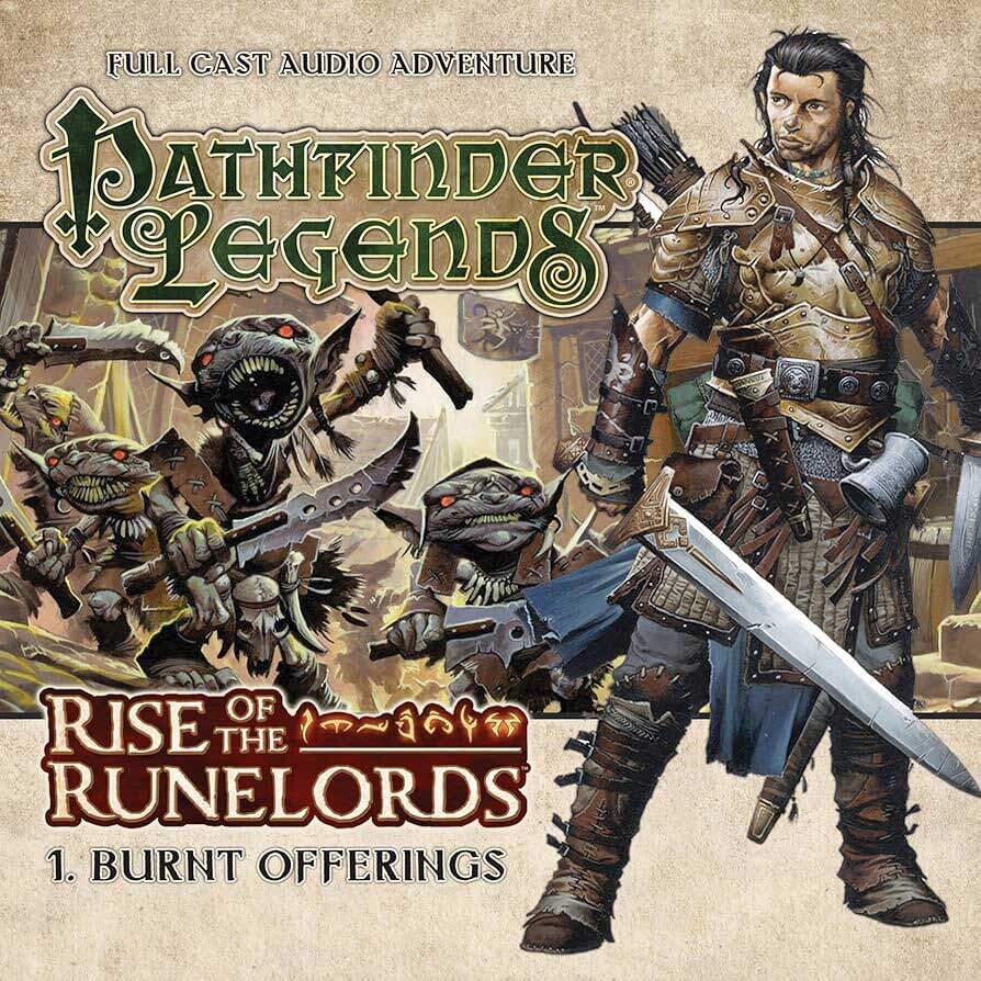 Das Cover zum Hörspiel Pathfinder Legends - Rise of the Runelords: Burnt Offerings